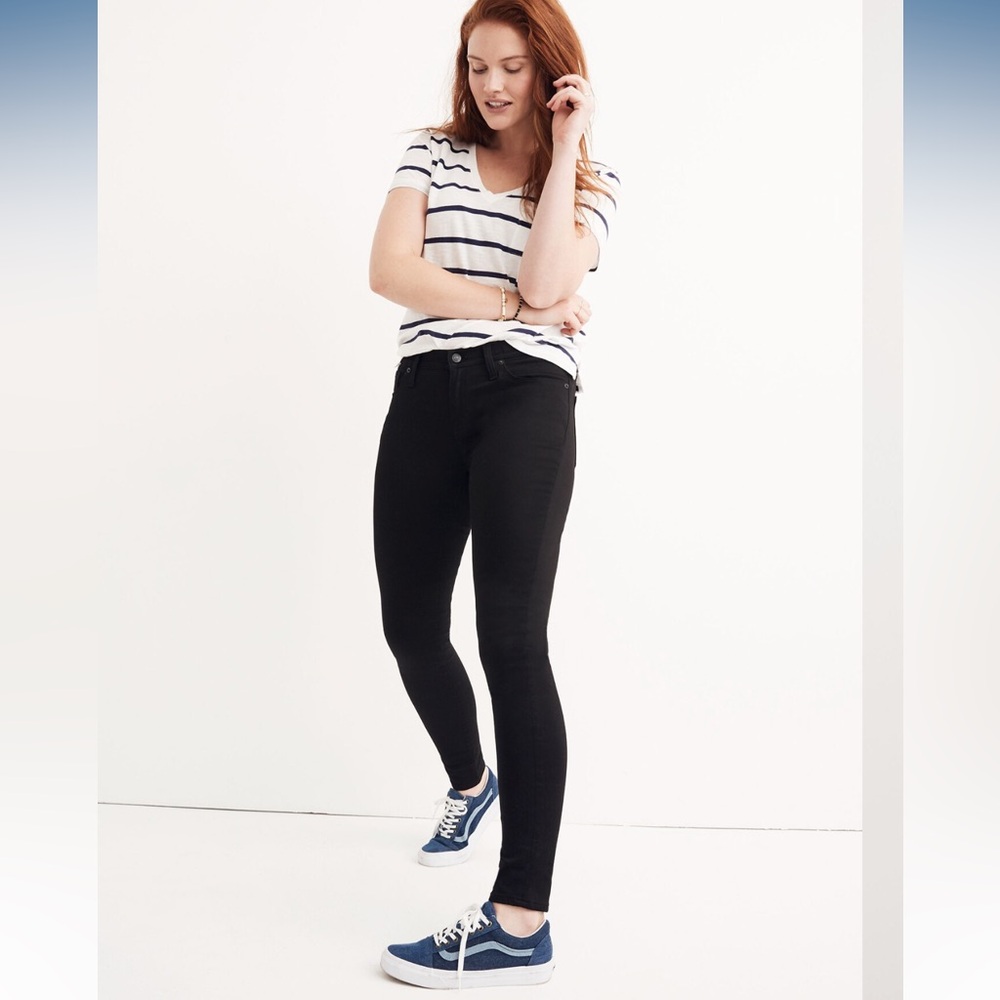 NWOT Madewell Black Skinny Jeans